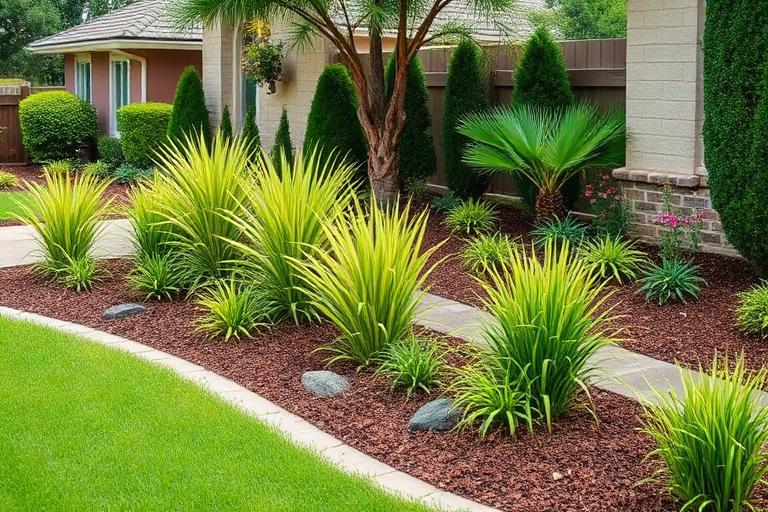 Native Landscaping installation in Houston, TX by Right Angle Home & Outdoors