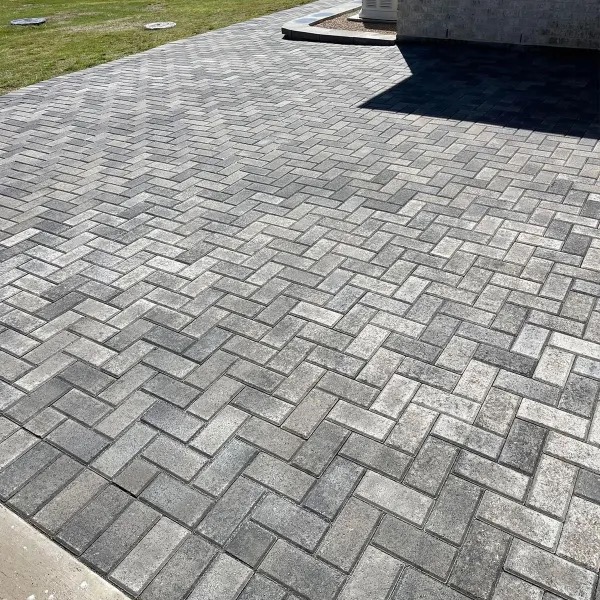 Permeable Pavers installation in Houston, TX by Right Angle Home & Outdoors